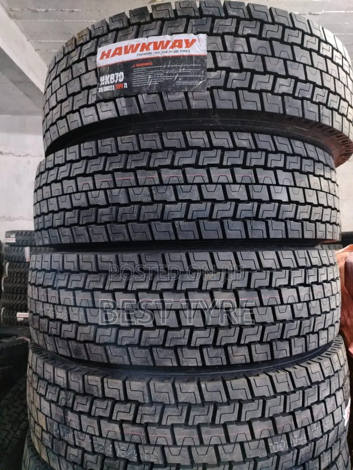 315/80r22.5 Hawkway Hk870 22pr