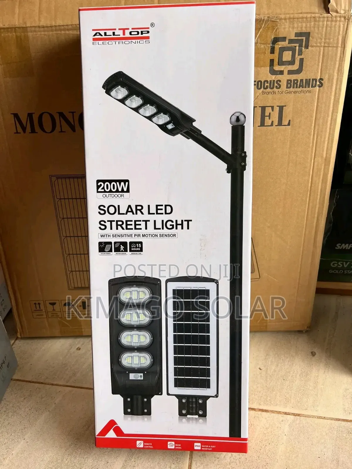 Solar Light 200w Light Up Your Street Without Paying Monthly Bills