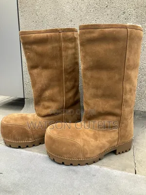 Men's Leather Boot Shoes Balenciaga Best Branded