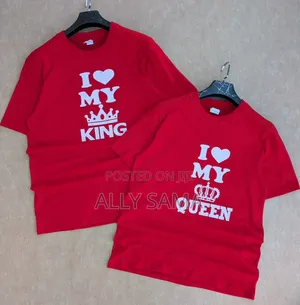 Unisex T-Shirt Material Cotton Special for Valentines