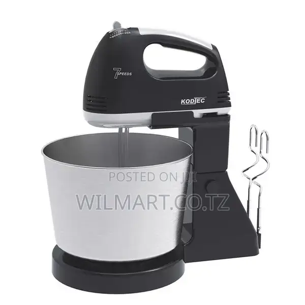 Kodtec Hand Mixer 250w With 2l Bowl 7 Speeds 2 Attachments Kt-5020mx
