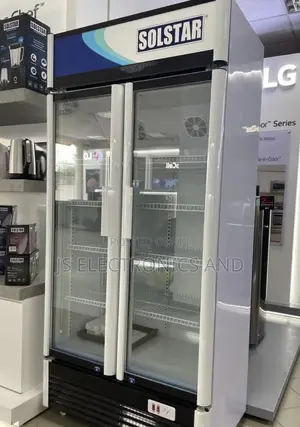 Solstar Showcase Display Liter 650 Double Door Glass Strong Original