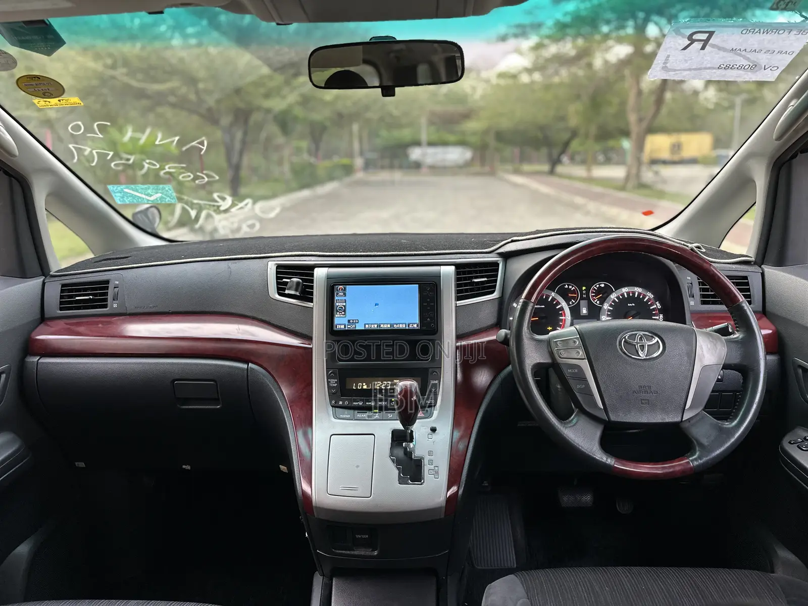 Toyota Vellfire 2009 Burgundy