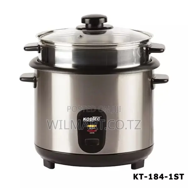 Kodtec Rice Cooker 1.5l With Steamer Stainless 700w Kt-184s-1st