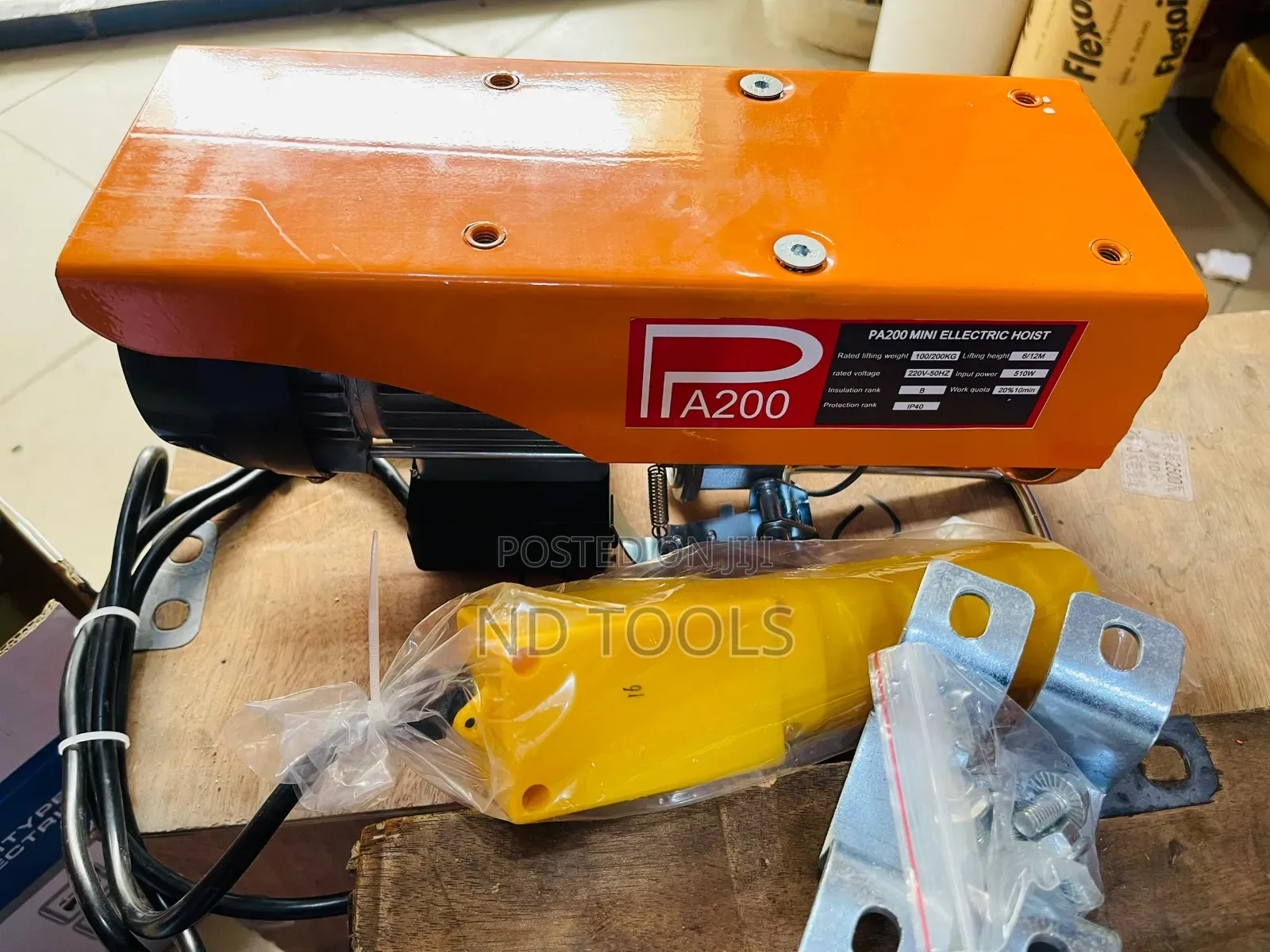Electric Hoist Pa200 (100kg, 12m)