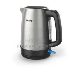 Philips New Daily Metal Kettle (1.7l) – 2200w Stainless Steel Hd9350