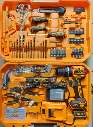 Ingco Cordless Drill Brushless – Complete Tool Kit 165pc