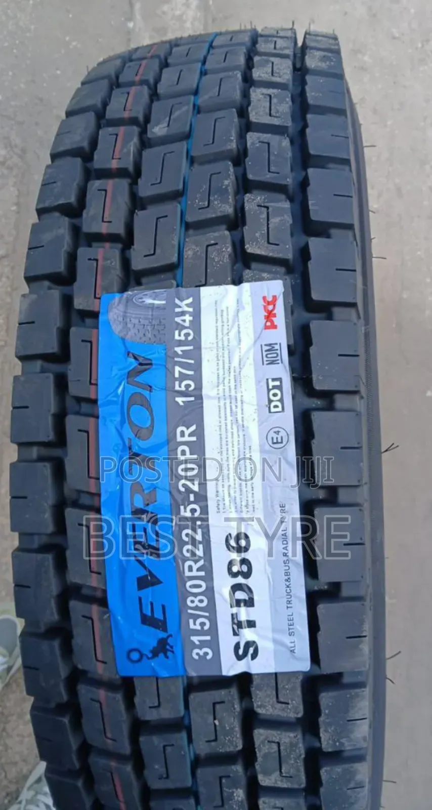 315/80r22.5 Evaerton Std86 20pr
