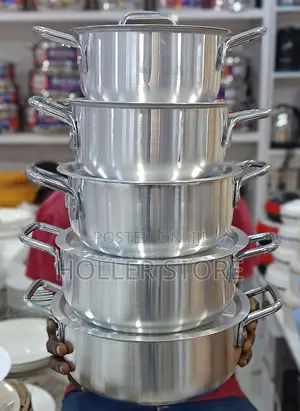 Aluminum Sufuria Set ( 5 Pieces )