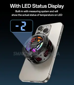 Hoco Gm26 Fast Cooling Mobile Phone Cooler Led Rgb Fan Gaming Clip