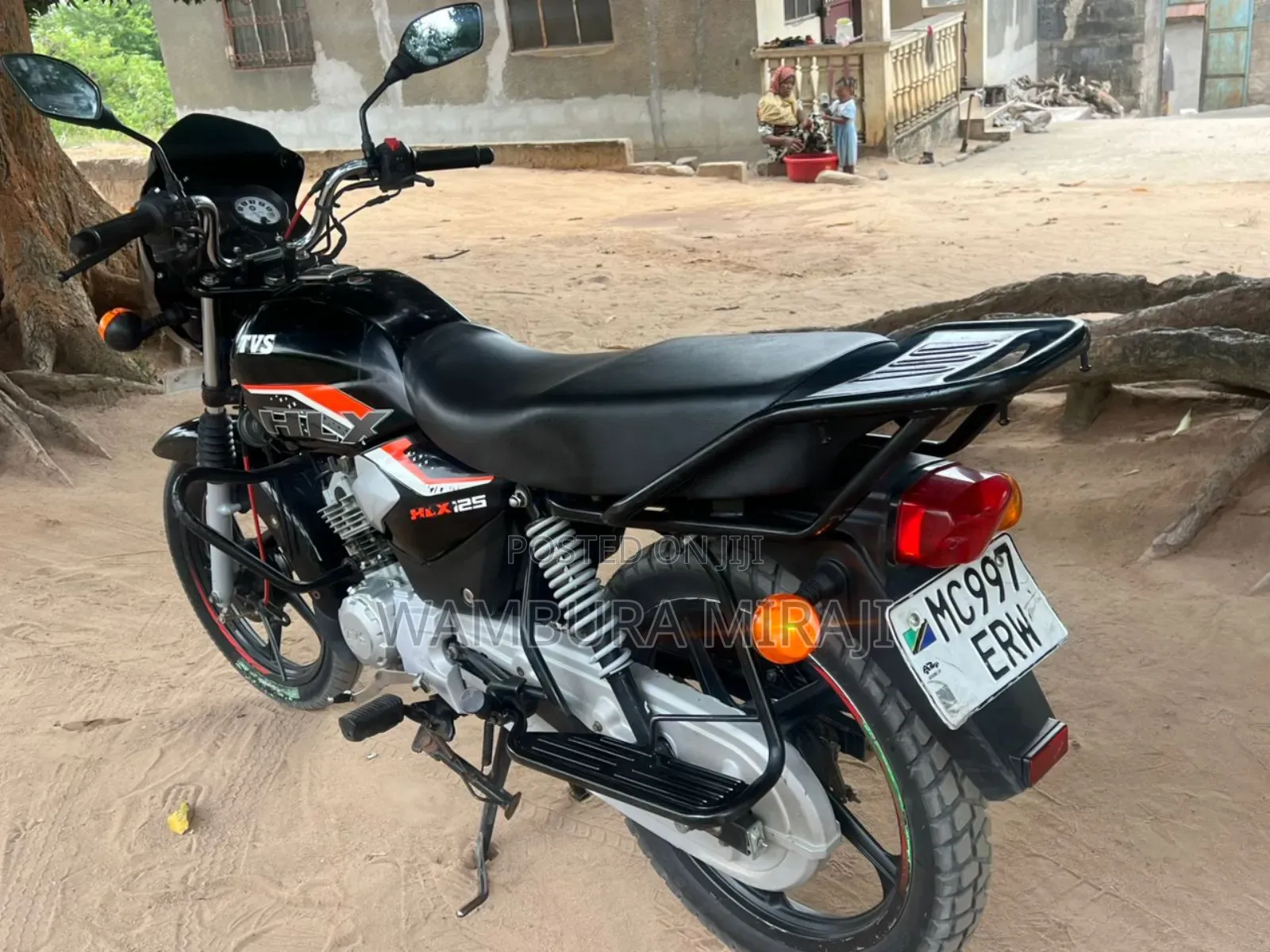 New TVS HLX 125 2025 Black