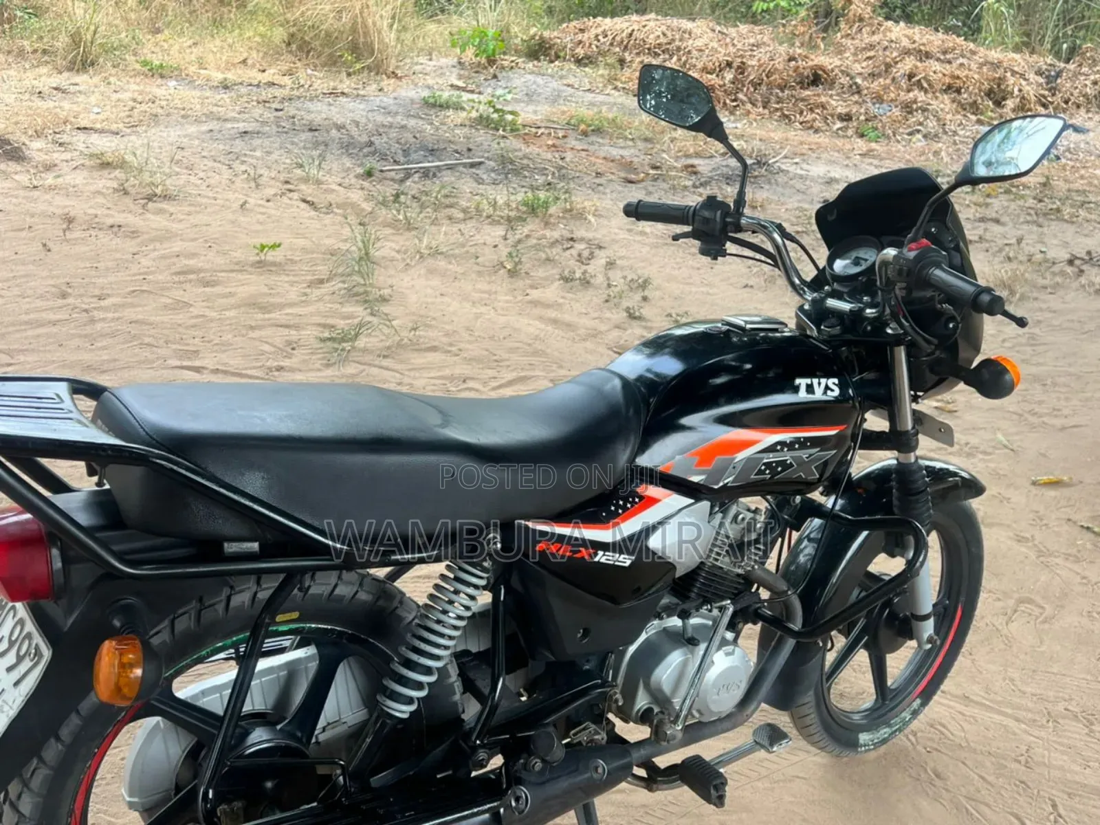 New TVS HLX 125 2025 Black