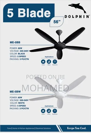 Dolphin Ceiling Fan Size 56 5 Blades
