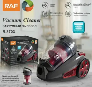 Raf R.8703 Vacuum Cleaner 3600w Auto Cable Reel Cyclone System