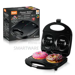 Raf Donut Maker R.2228 750w Double Non-stick Home Donut Baker