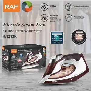 Raf R.1213r Steam Iron 2600w Auto Cleaning 450ml Tank Brown