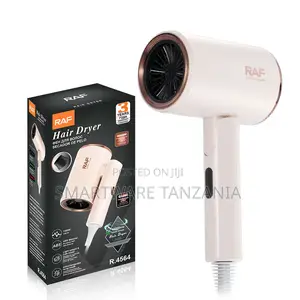 Raf Hair Dryer R.4564 1300w Low Noise 3 Wind Modes Rose Gold White