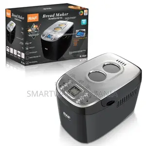 Raf Bread Maker R.564 850w Programmable LCD 3 Loaf Sizes Black