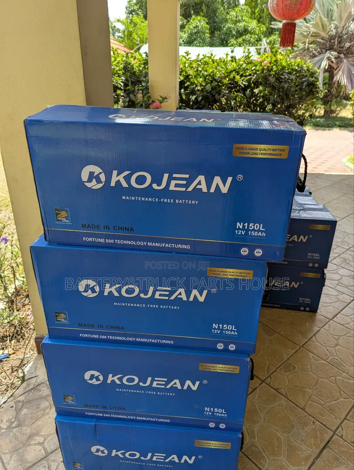 Truck Battery N150 Warranty 1year