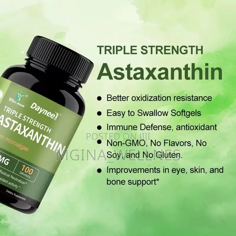 Triple Strength Astaxanthin Supplement