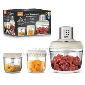 Raf Food Processor R.7056 300w 360-Degree Blades 1l 2.5l White