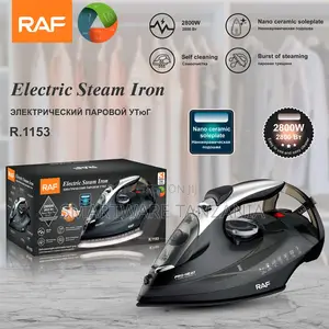 Raf Steam Iron R.1153 2800w Nano Ceramic Burst Steam Self Clean