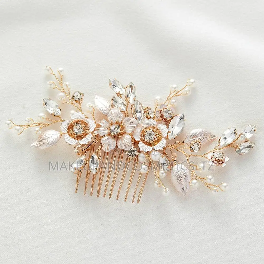 Gold-Colored Bridal Hair