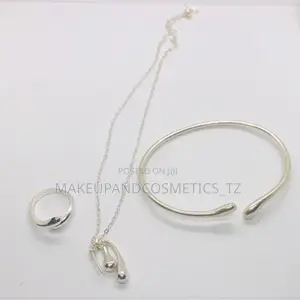 Silver-Plated Water Drop Jewelry