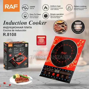 Raf Induction Cooktop R.8108 2200w Pattern Design Overheat Safe