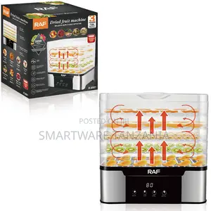 Raf 5 Tray Dehydrator R.6801 350w Digital Control Fruit Dryer