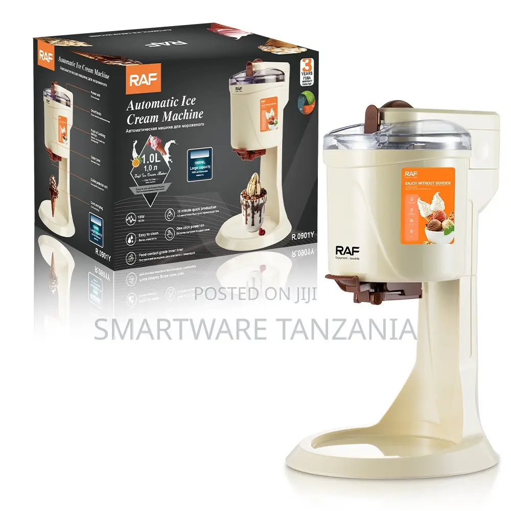 Raf Ice Cream Maker R.0901y 1l 15w Beige Automatic Quick Churn