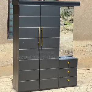 Kabati La Kuslide Kioo Milango Mitatu