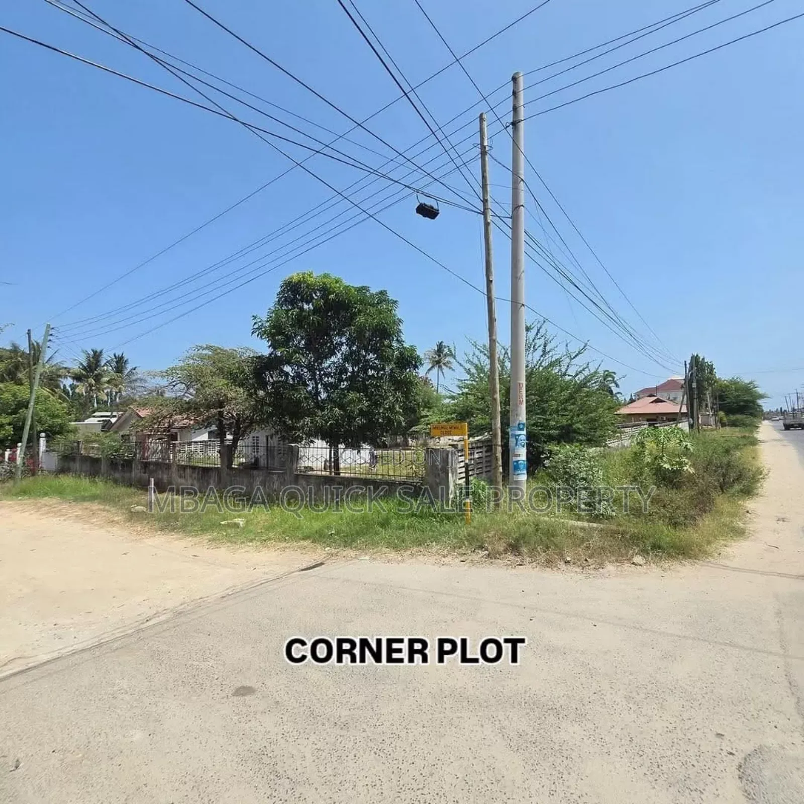Corner Plot for Sale at Mbezi Beach