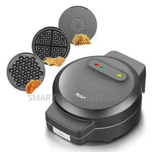 Raf 3 Plate Waffle Maker R.574 850w Interchangeable Non-stick
