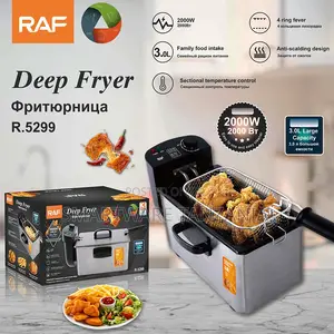 Raf Deep Fryer R.5299 2000w 3l Digital Temperature Control