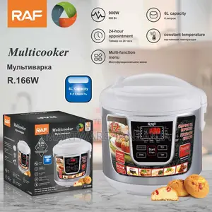 Raf Multicooker R.166w 900w 6l 12 Function 24 Hour Timer White
