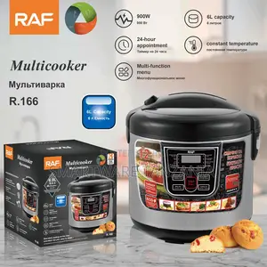 Raf Multicooker R.166 900w 6l 12 Function Digital Timer Black