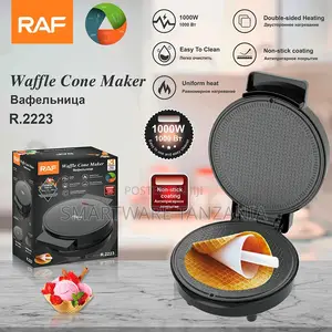 Raf 1000w Waffle Cone Maker Non-stick Ice Cream Cone Machine