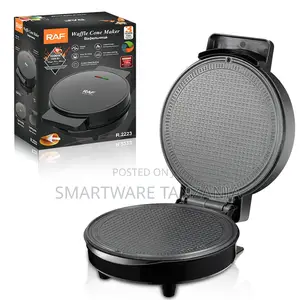 Raf Non-stick Waffle Cone Iron 1000w Professional Cone Baker