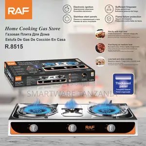 Raf 3 Burner Gas Stove Stainless Steel Home Cooking Range R.8515