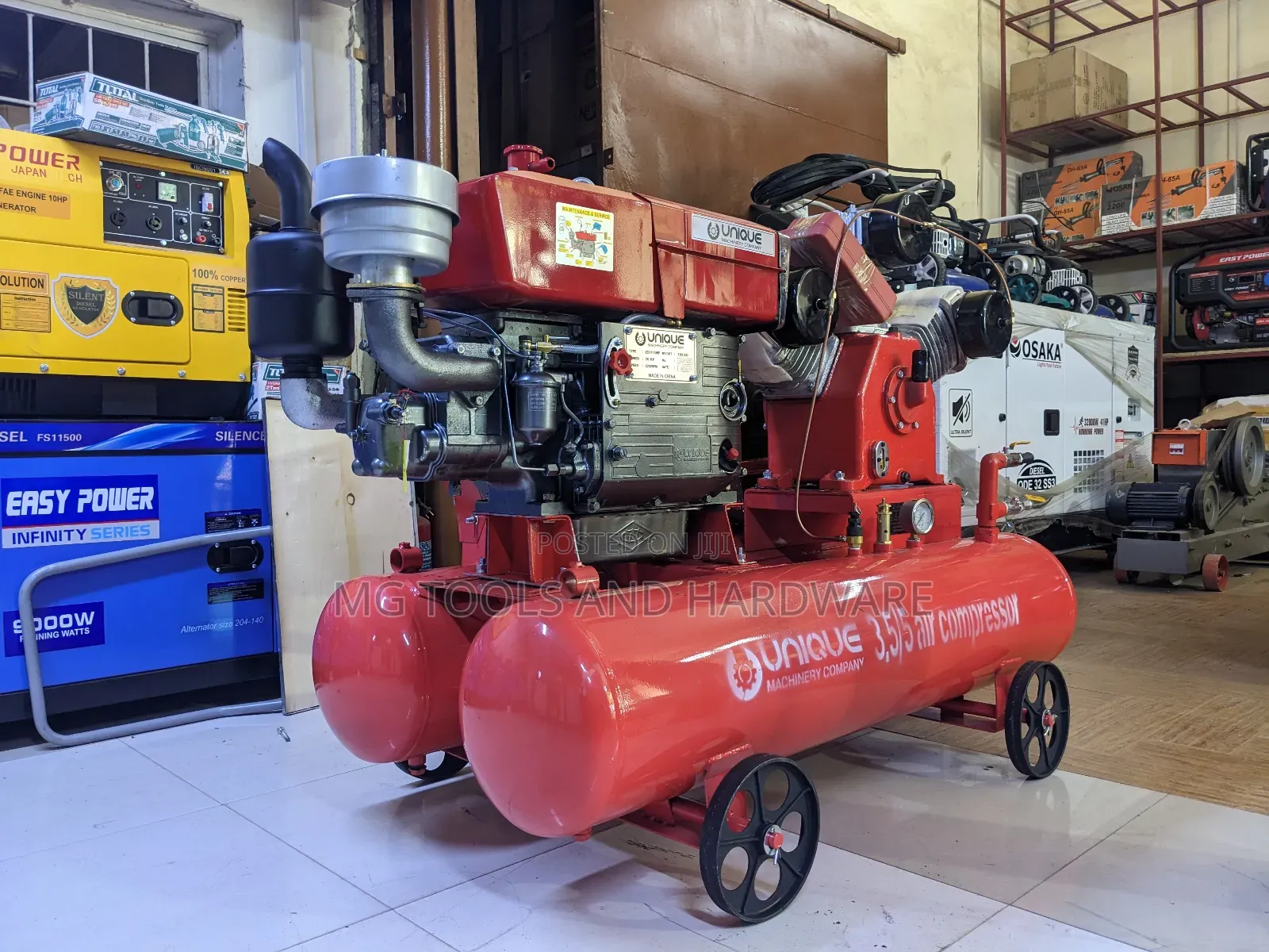 Air Compressor Double Tank
