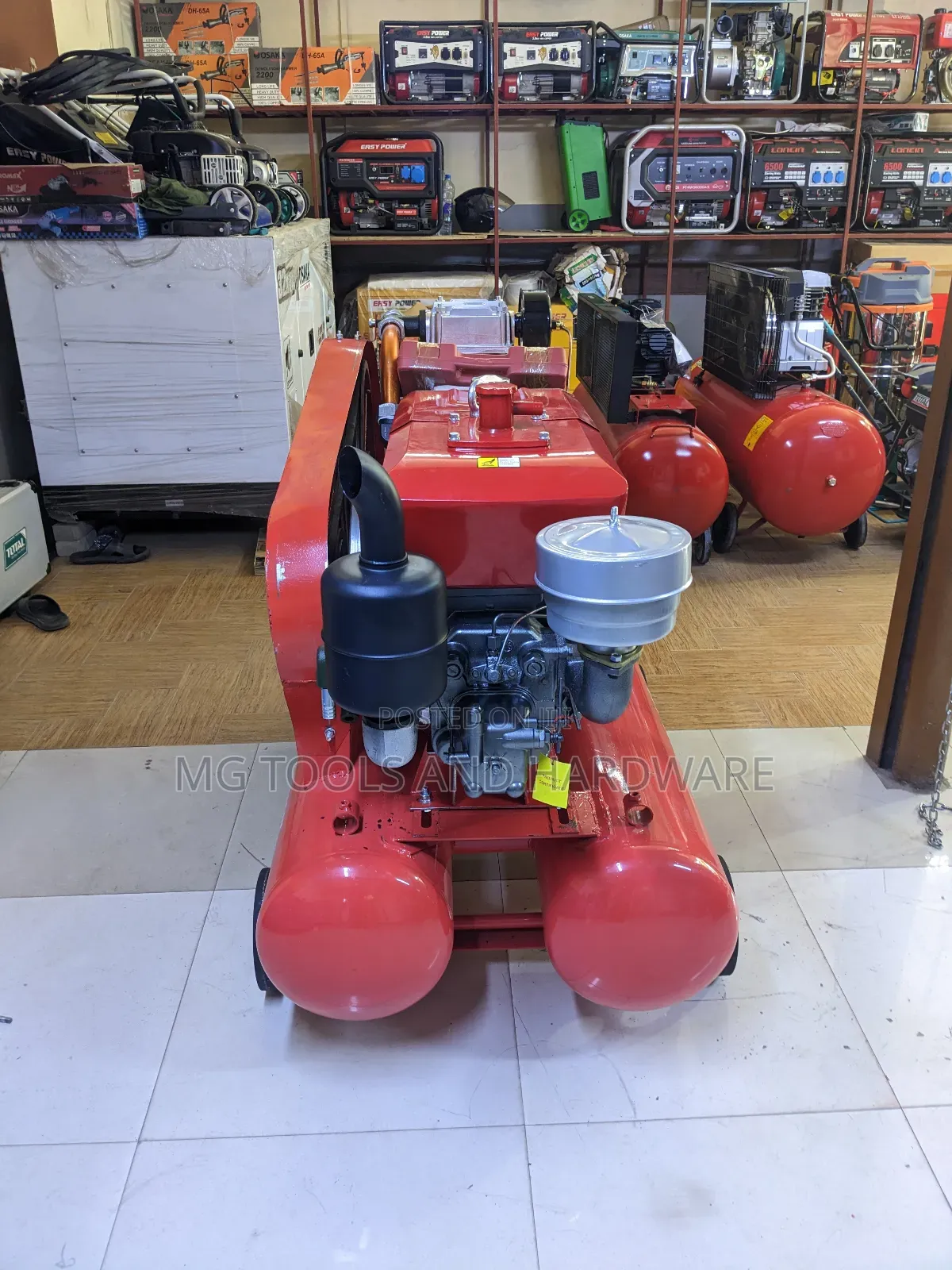 Air Compressor Double Tank