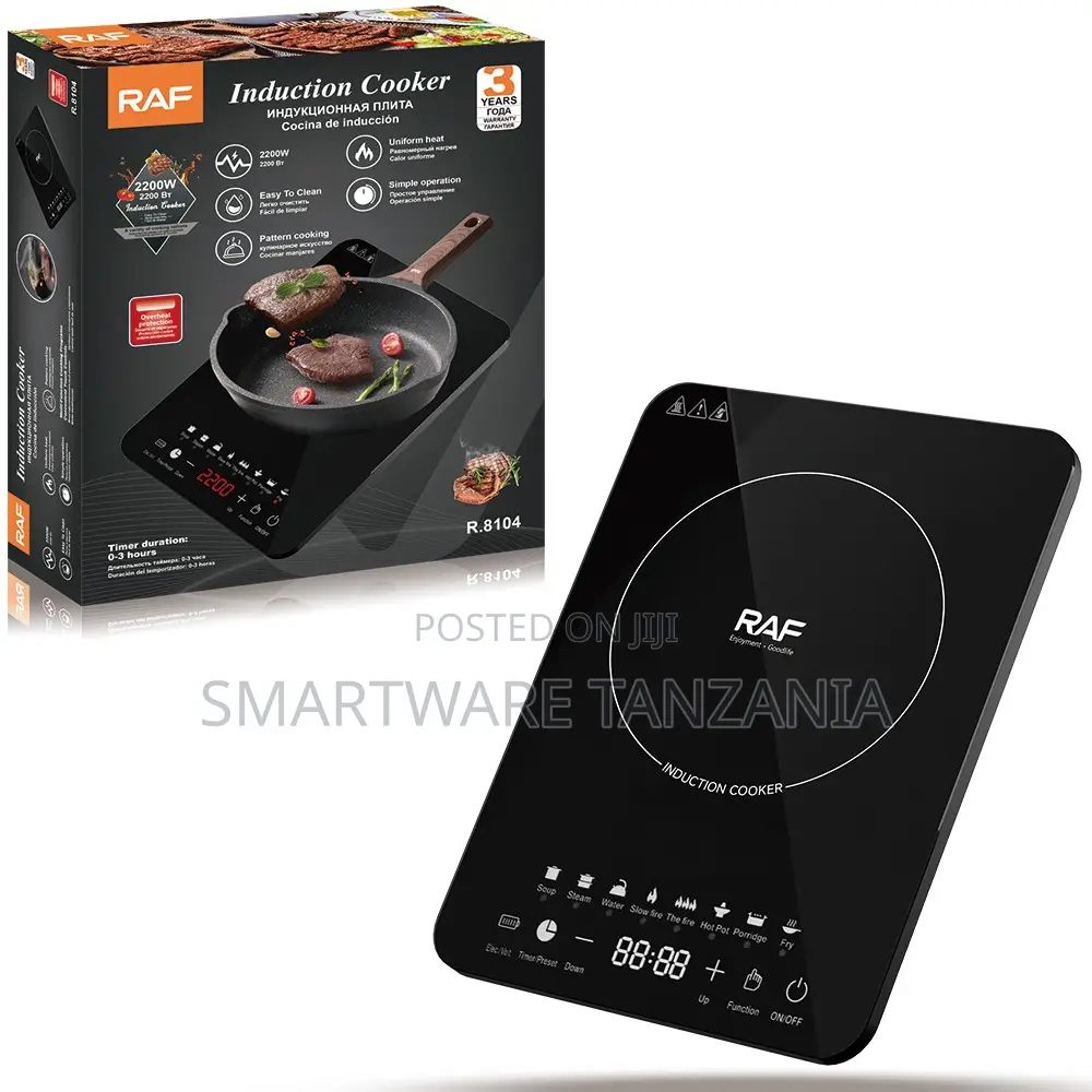 Raf Portable Induction Burner 2200w Single Cooktop R.8104