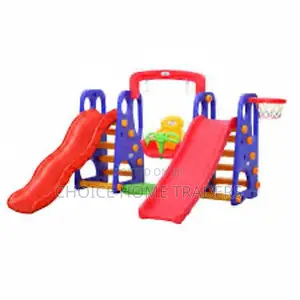 4in1 Double Slide Swing and Kid Basketball Hoops