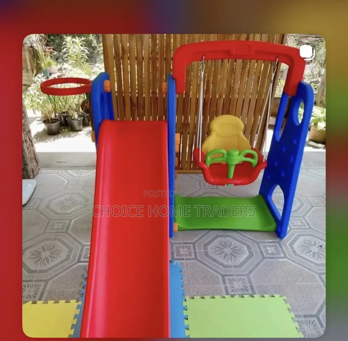 3in1 Swing and Slide Basketball Ring