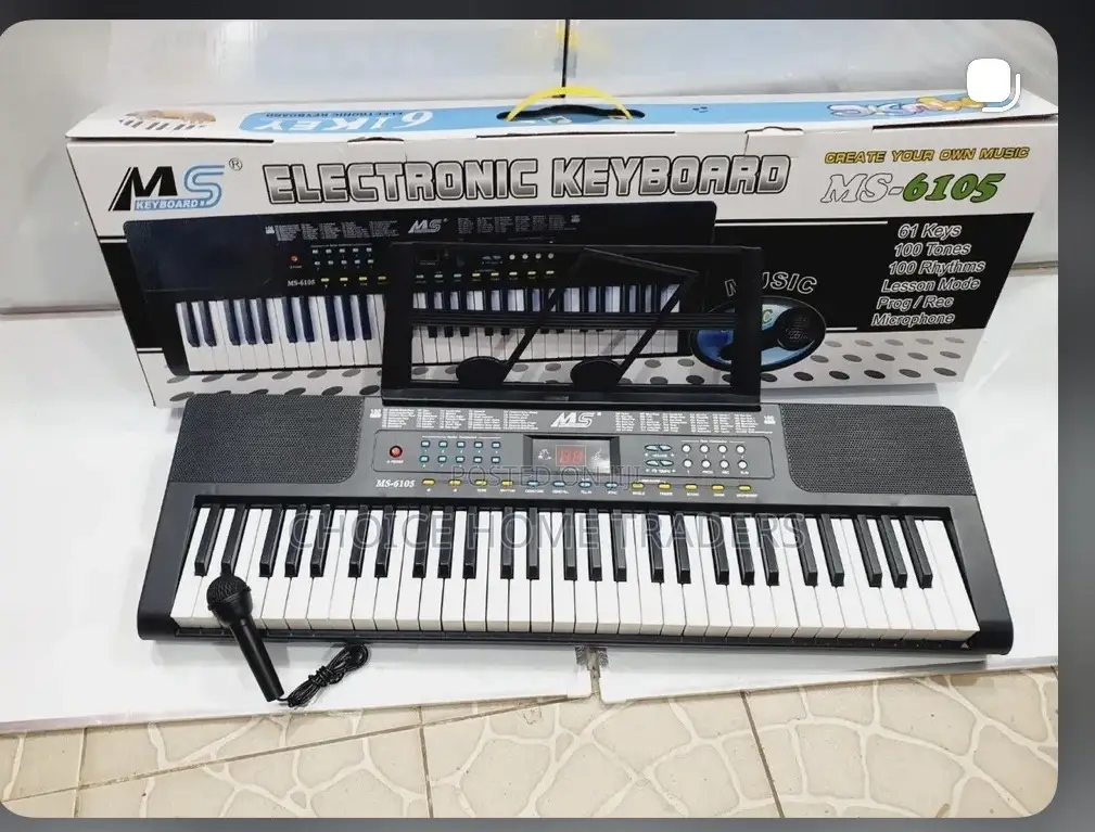 Ms6105 Electronic Keyboard 61 Keys