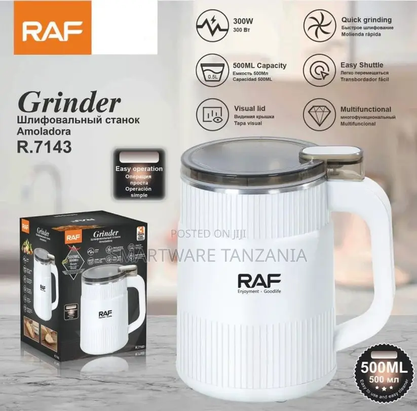 Raf 300w Grinder 500ml Mug Design Coffee Spice Mill R.7143