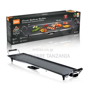 Raf Electric Grill Plate 1800w 705mm Indoor BBQ Griddle Pan