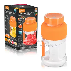 Raf Mini Blender Usb 1000ml Orange 18000 RPM Smoothie Bottle