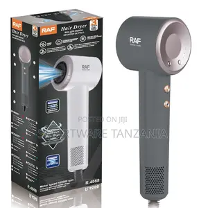 Raf Professional Hair Dryer 103000 Rpm Gray Travel Dryer 1600w